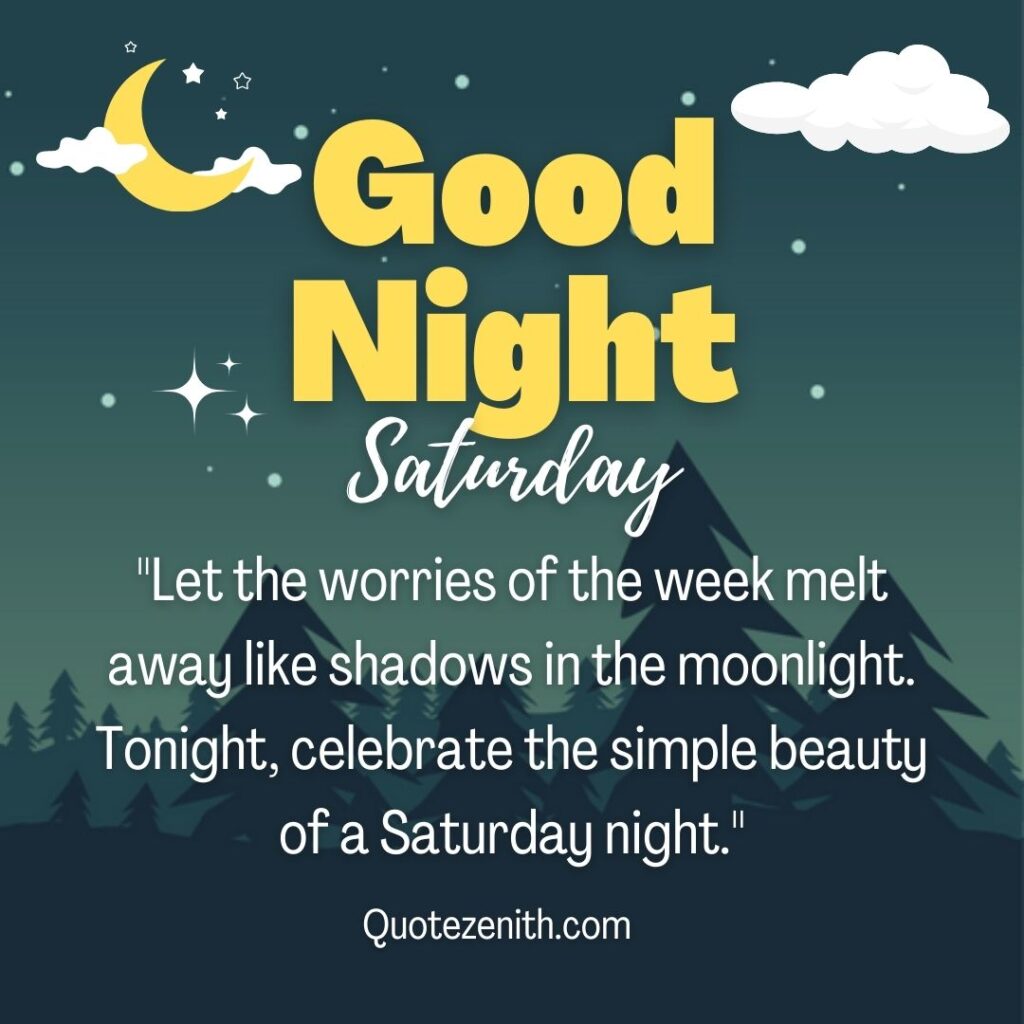 Saturday Night Blessings