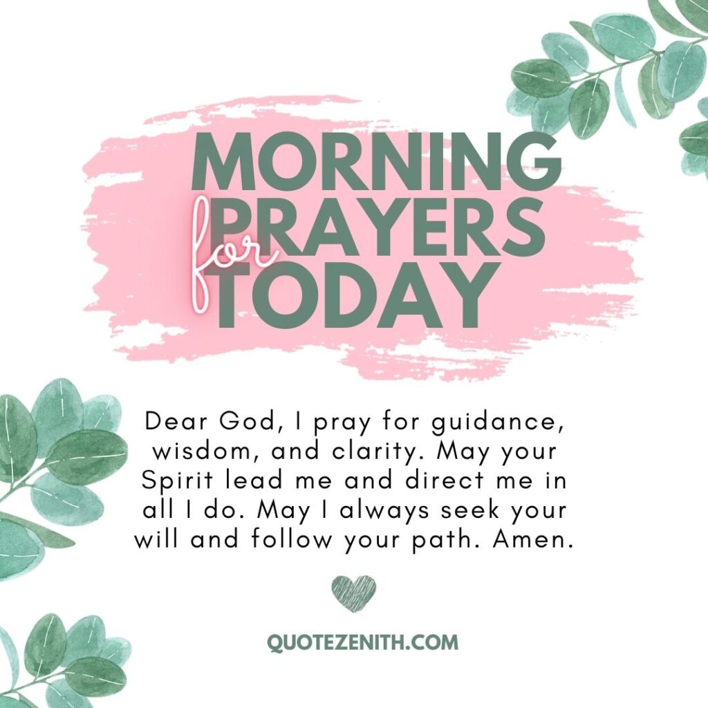 Short Morning Prayers