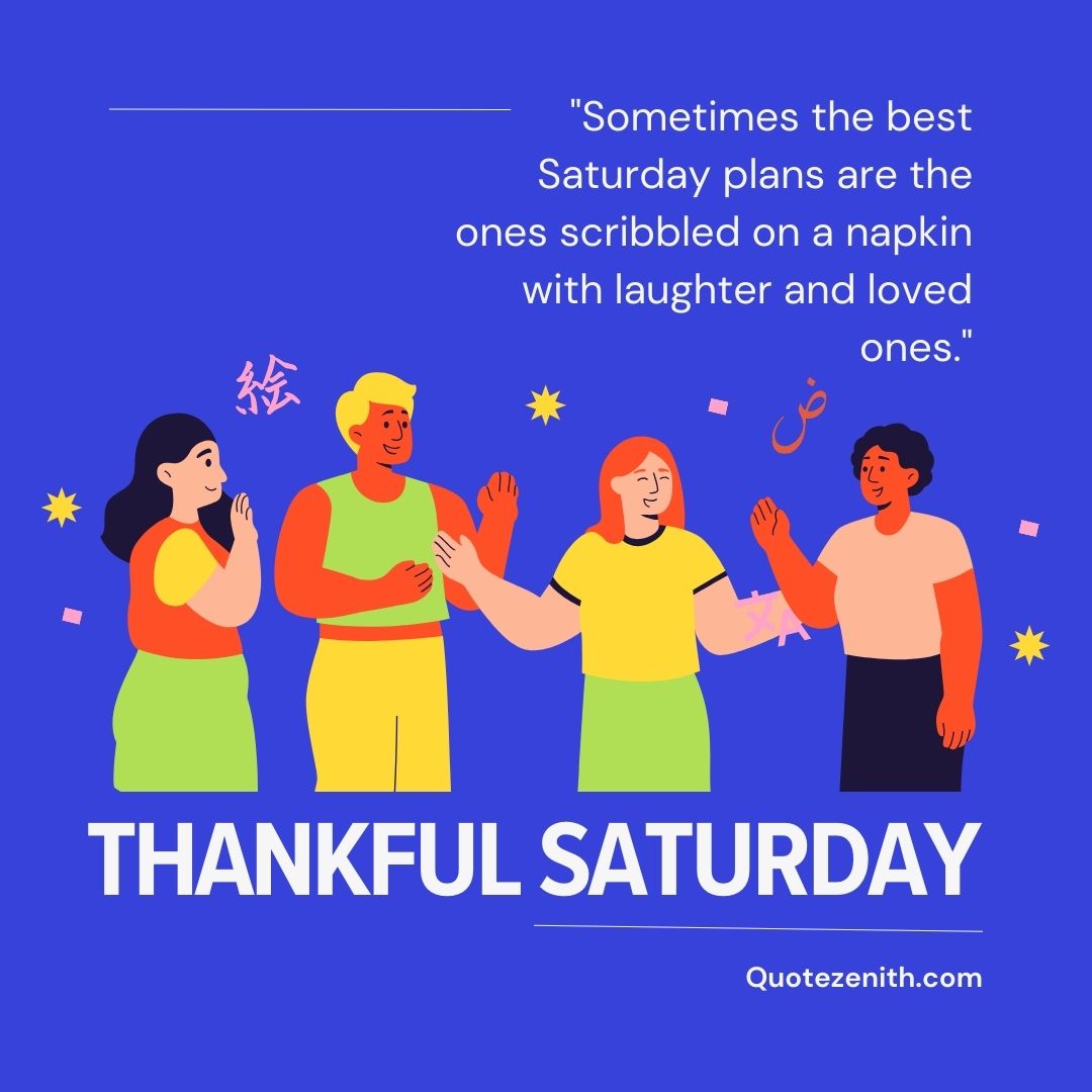 Thankful Saturday Blessings