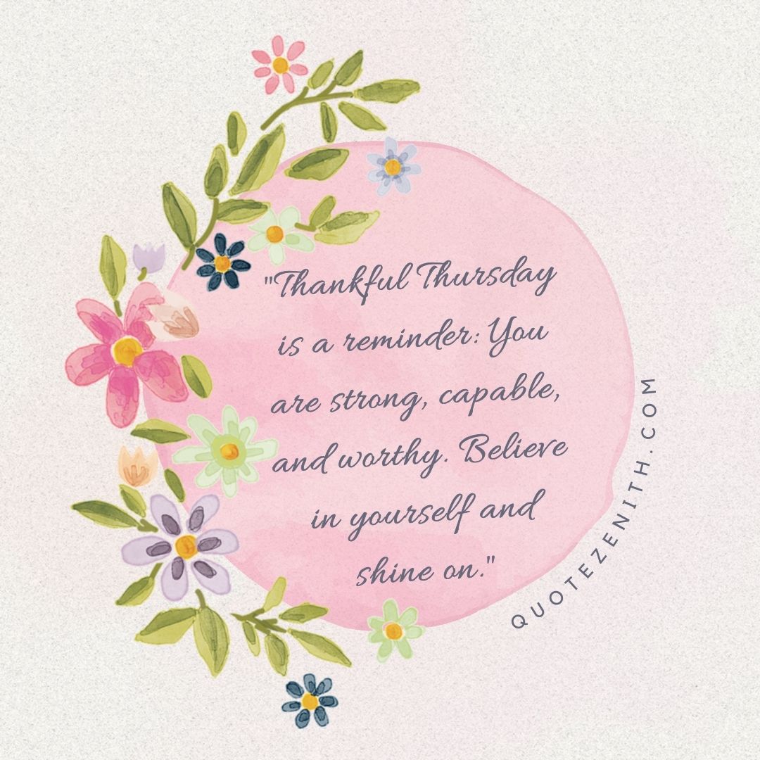 thankful Thursday Blessings