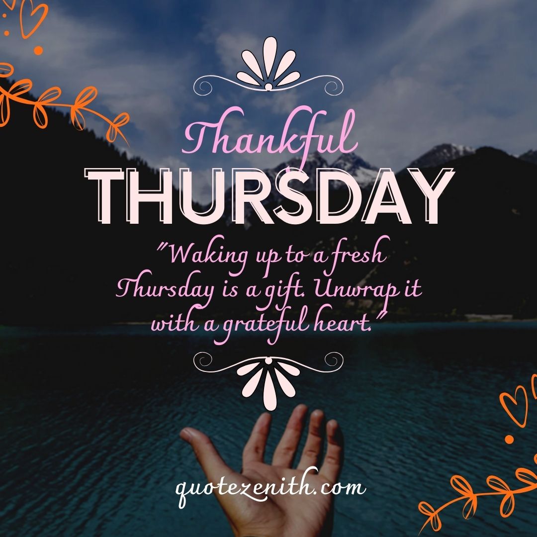 thankful Thursday Blessings