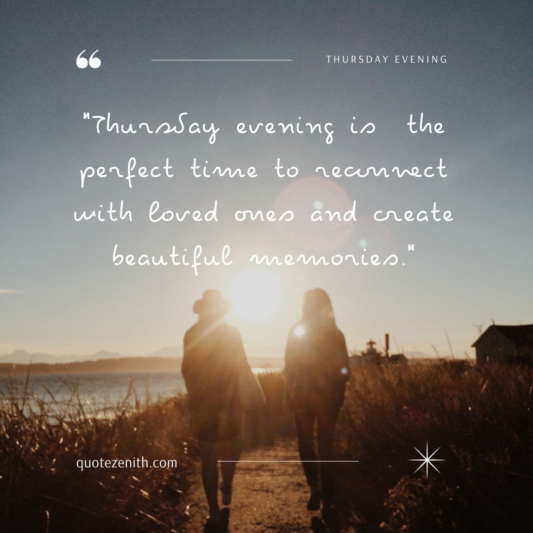 Thursday Evening Blessings