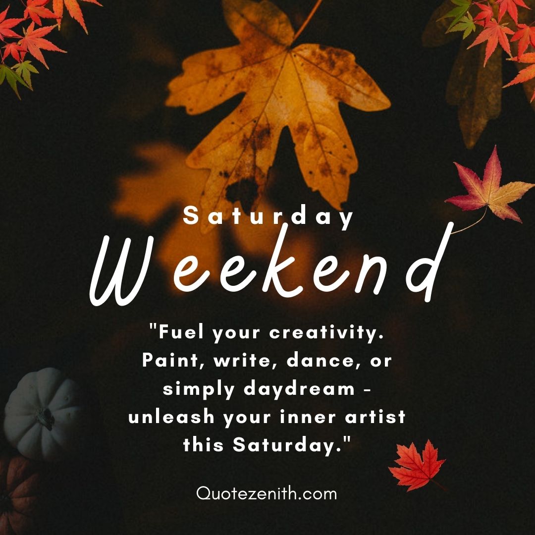 Weekend Saturday Blessings