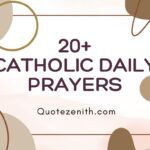 15+ Spiritual Catholic Daily Prayers For Perfect Day