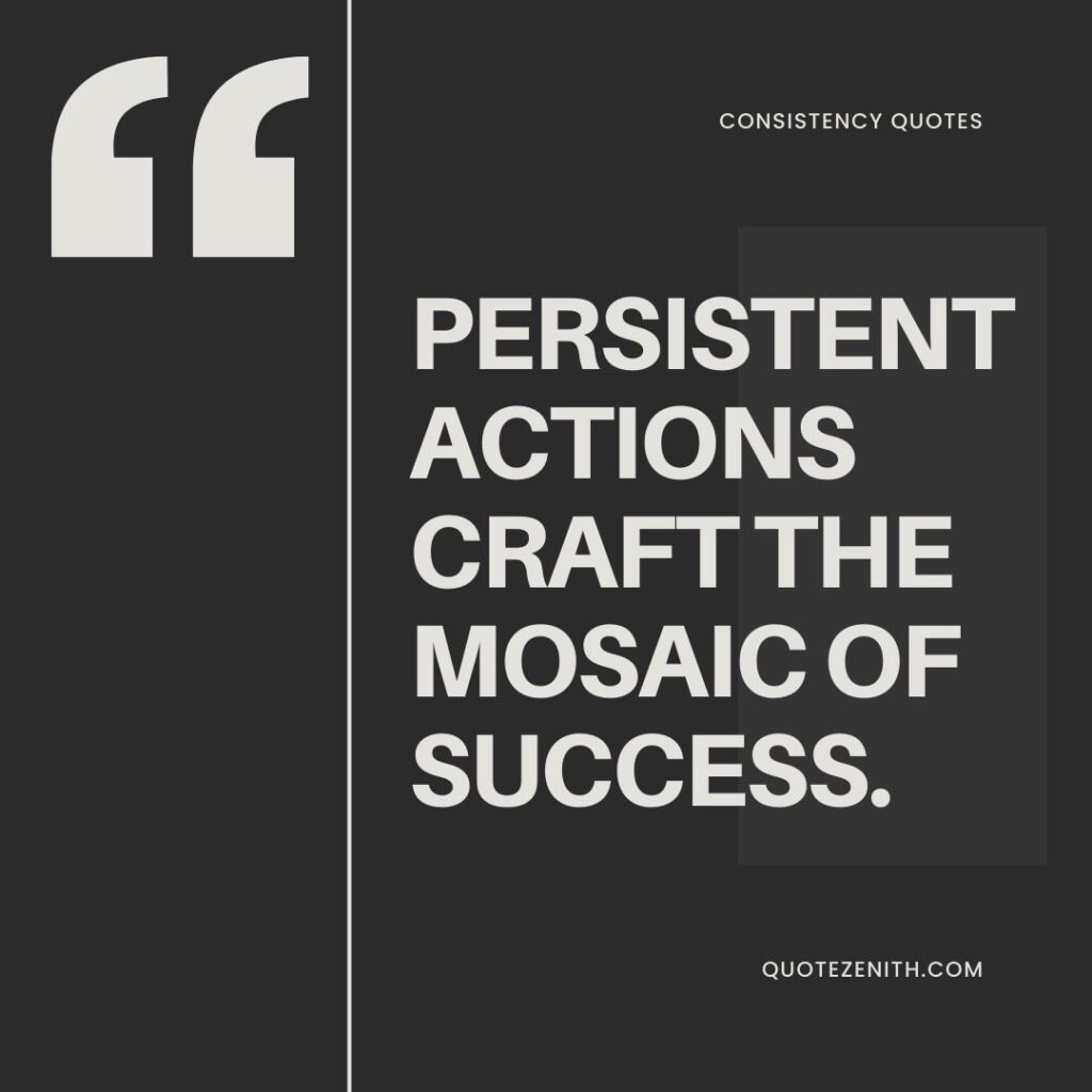 Consistency Quotes