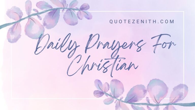Read more about the article 16+ Inspiring Daily Christian Prayers for Every Day 