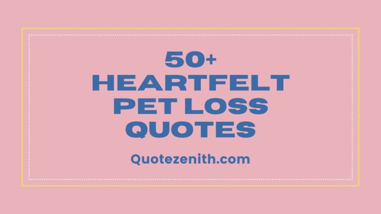 Read more about the article 50+ Heartfelt Pet Loss Quotes: Echoes of Paw Prints 