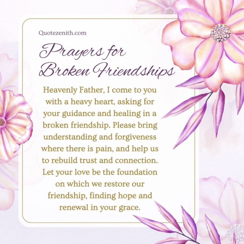 Prayers for Friendship