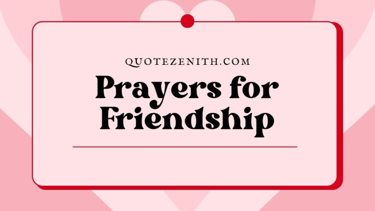 Prayers for Friendship