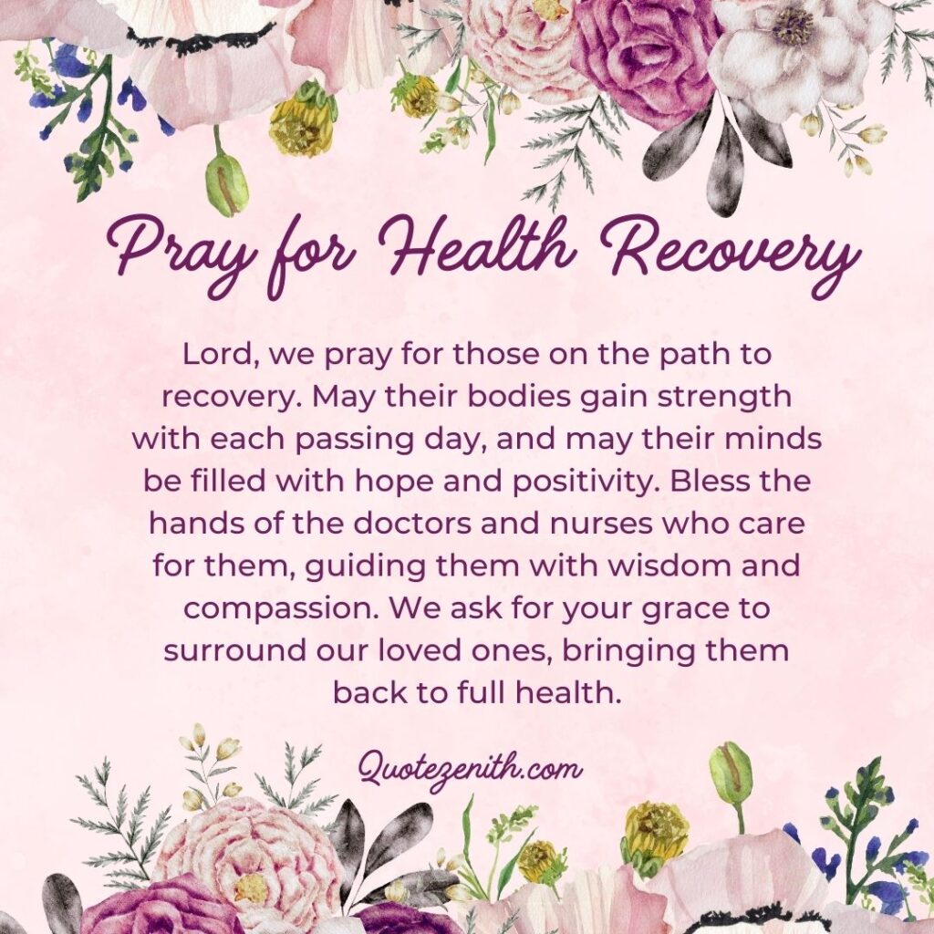 Prayers for Healing the Sick