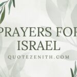 23+ Heartfelt Prayers for Israel And There Loved Ones