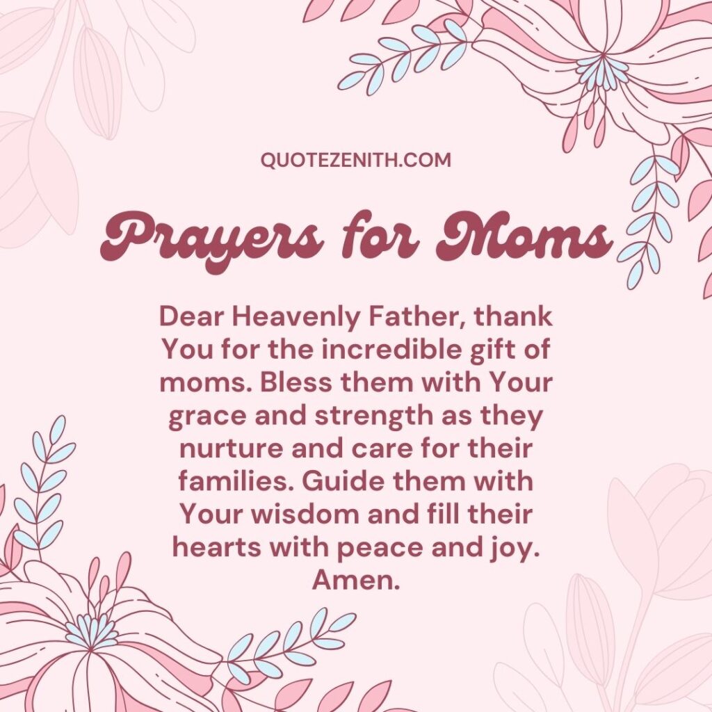 Prayers for Moms