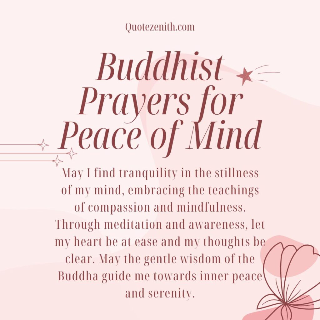 Prayers for Peace of Mind