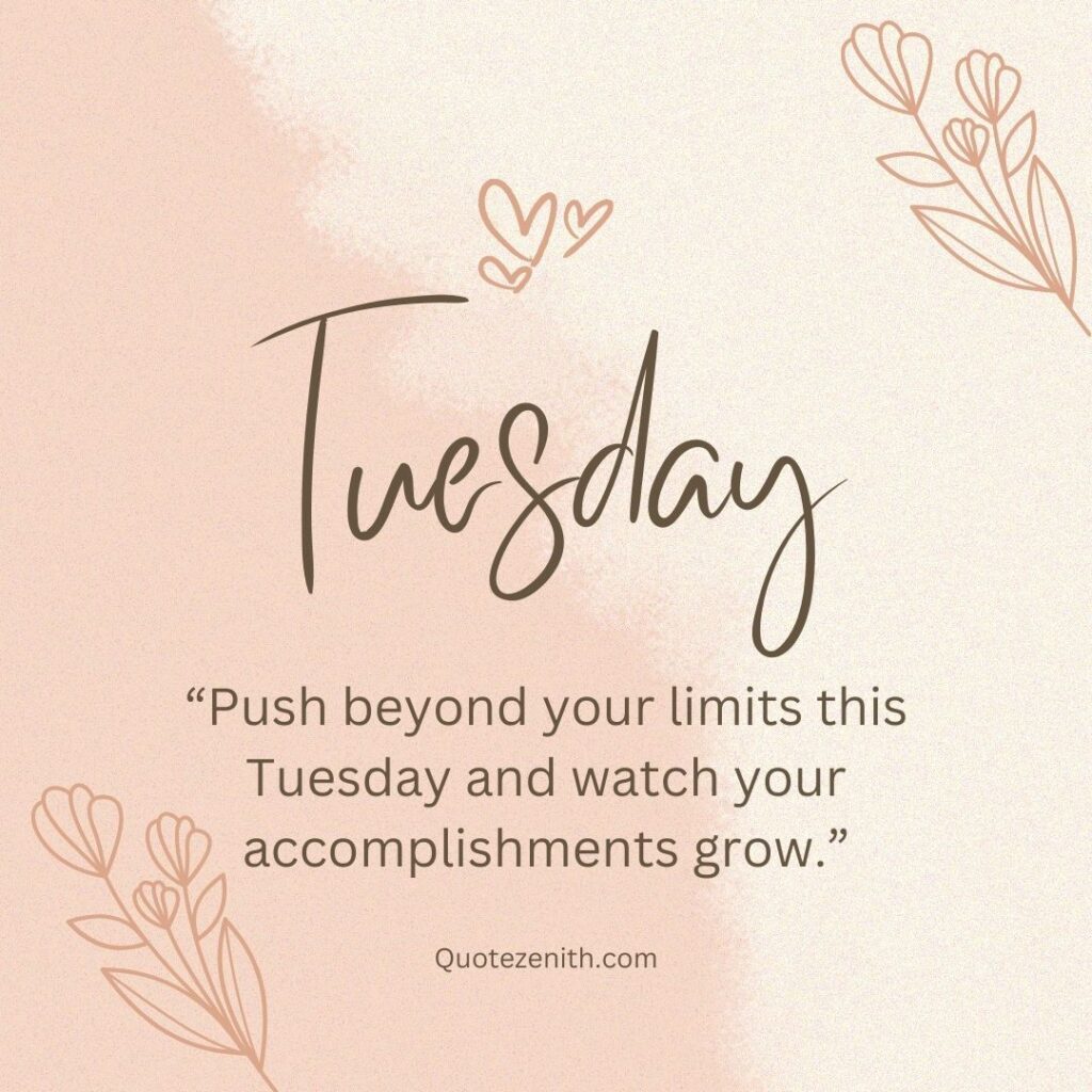 Tuesday Motivational Quotes for Work