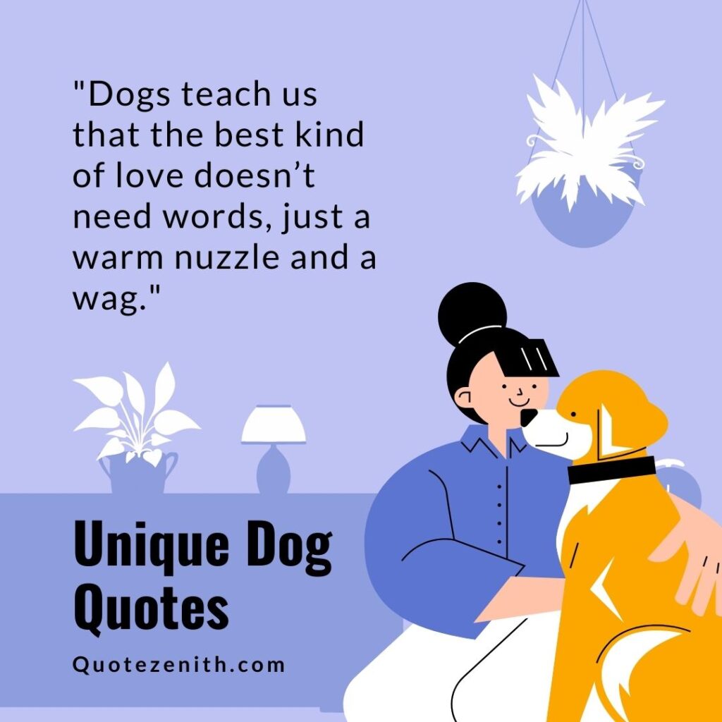 Unique Dog Quotes