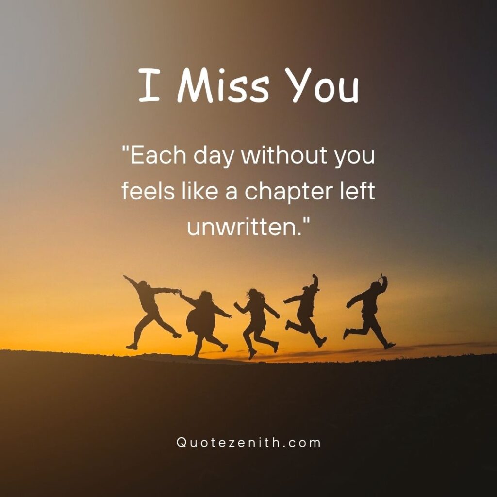 I Miss You Quotes