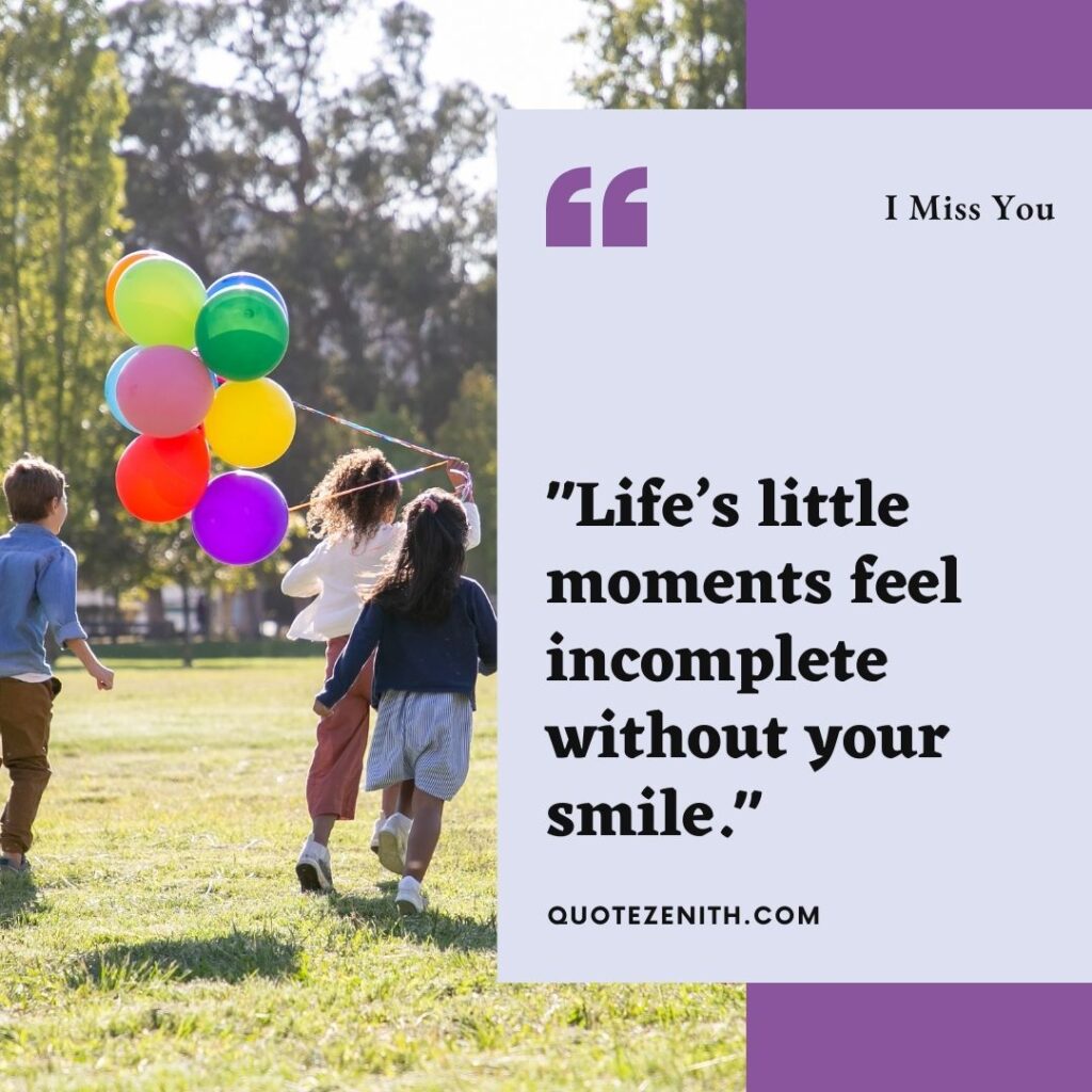 I Miss You Quotes