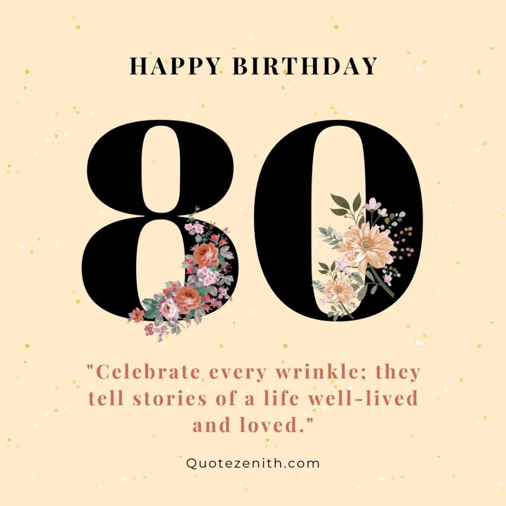 80th Birthday Wishes