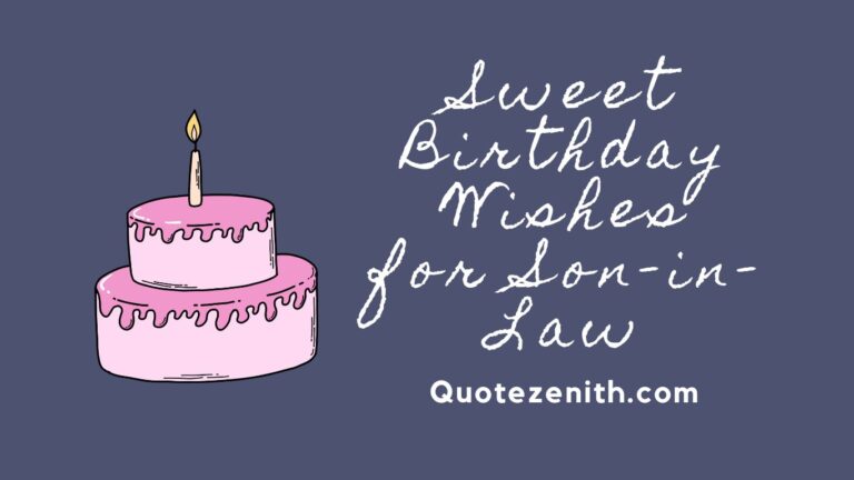 Birthday Wishes for Son-in-Law