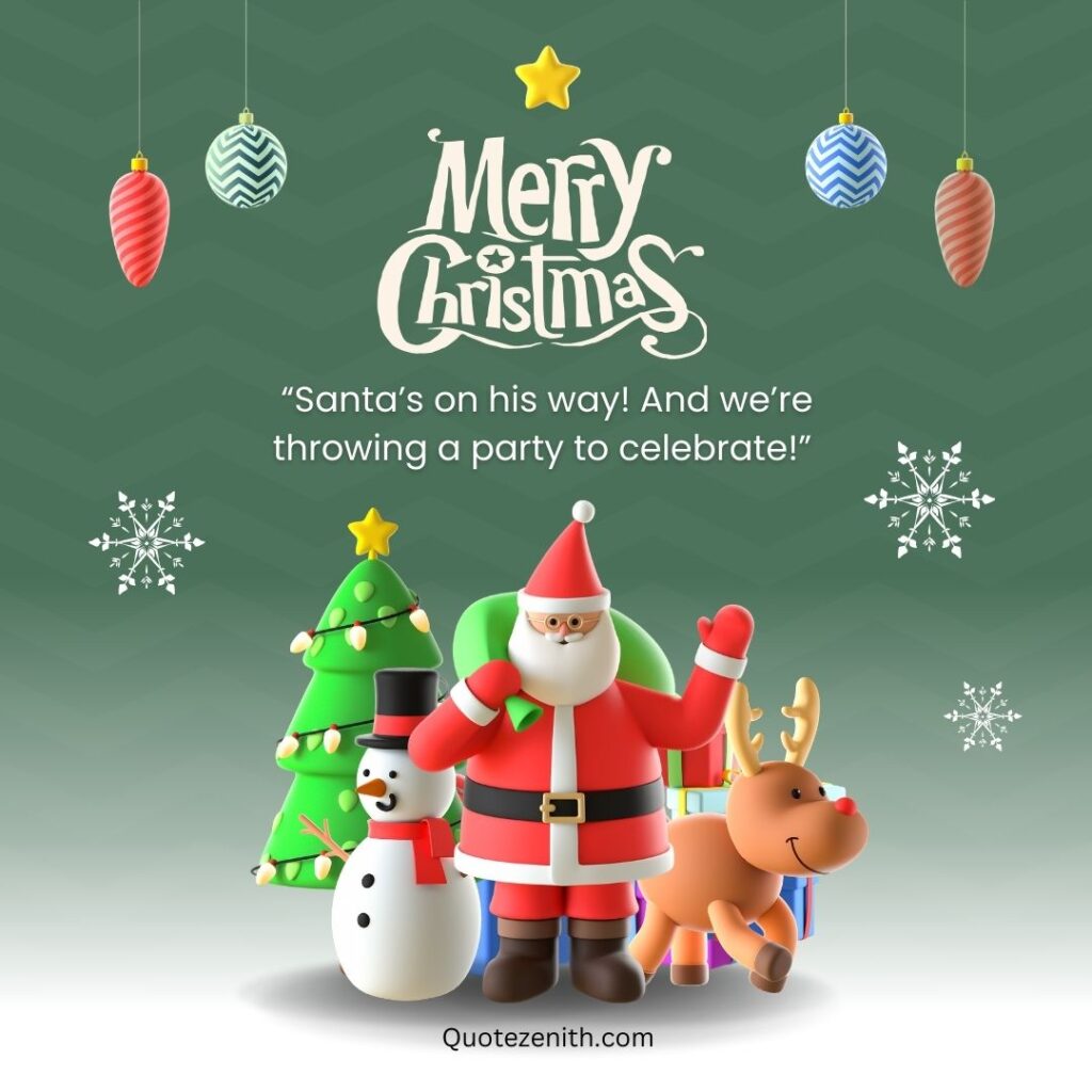 Christmas Party Invitation Quotes