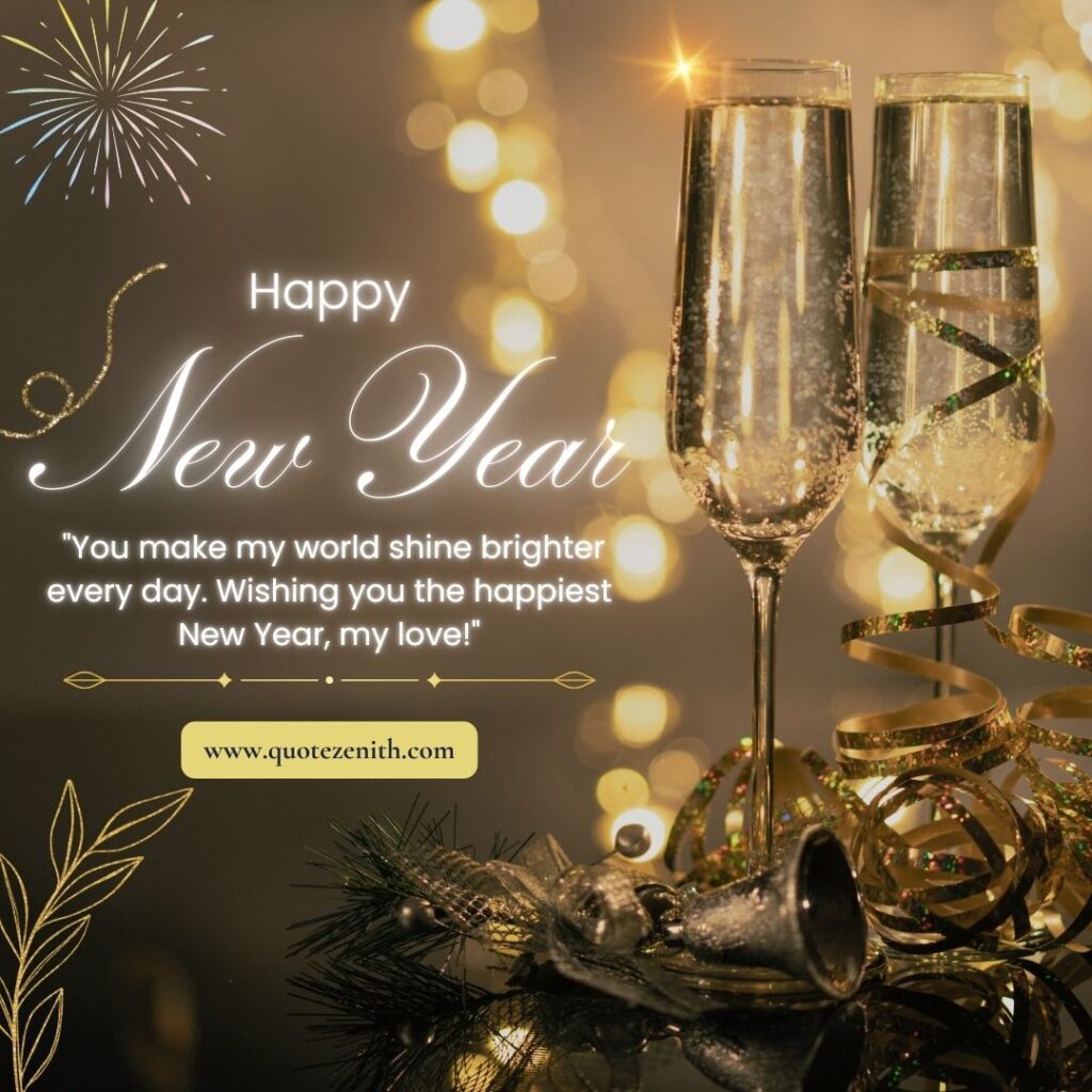 Happy New Year Wishes for Husband