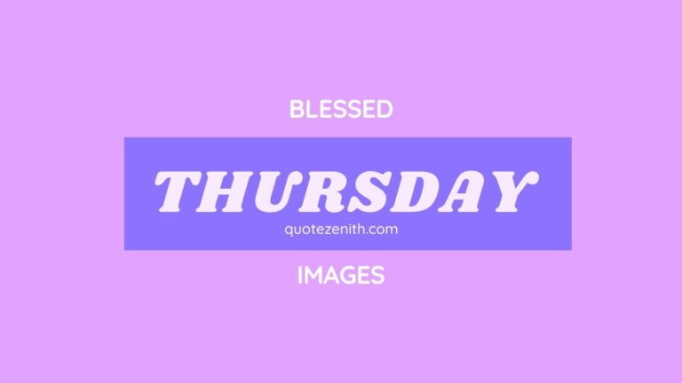 Thursday Blessings
