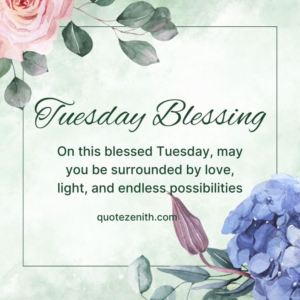 149+ Awesome Tuesday Blessings Images For An Inspiring Week