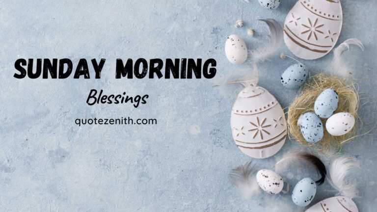 Sunday Morning Blessings