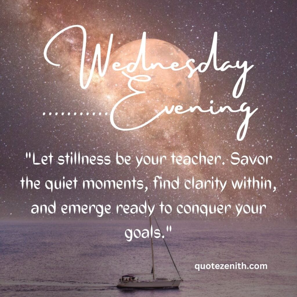 Wednesday Evening Blessings