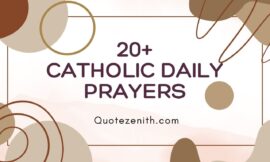 15+ Spiritual Catholic Daily Prayers For Perfect Day