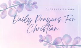 16+ Inspiring Daily Christian Prayers for Every Day 