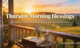 Thursday Morning Blessings: 80+ Uplifting Prayers, Quotes & Messages to Start Your Day With Grace