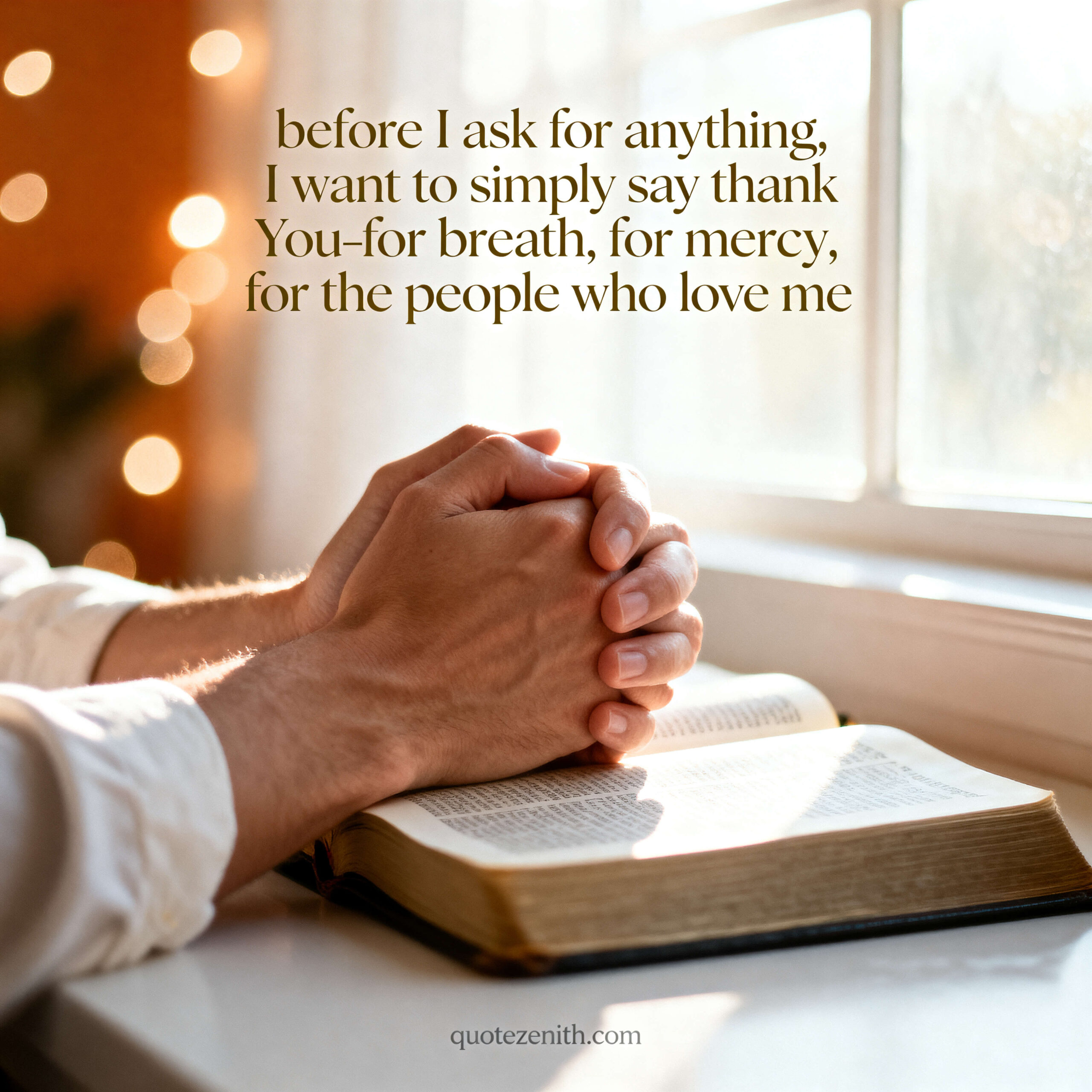 thursday morning blessings prayer