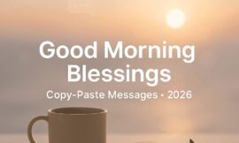 Simple Good Morning Blessings (2026): Copy‑Paste Messages